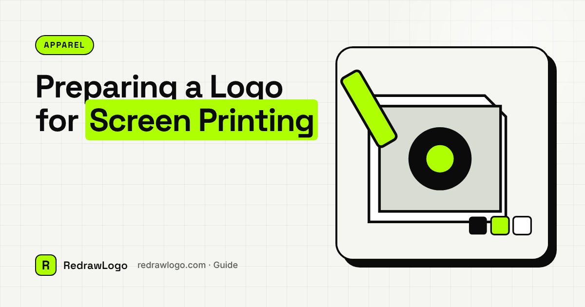 Preparing a Logo for Screen Printing — RedrawLogo guide